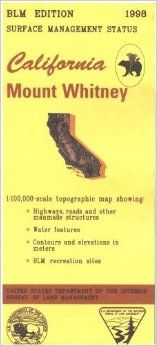 BLM: Mount Whitney Map